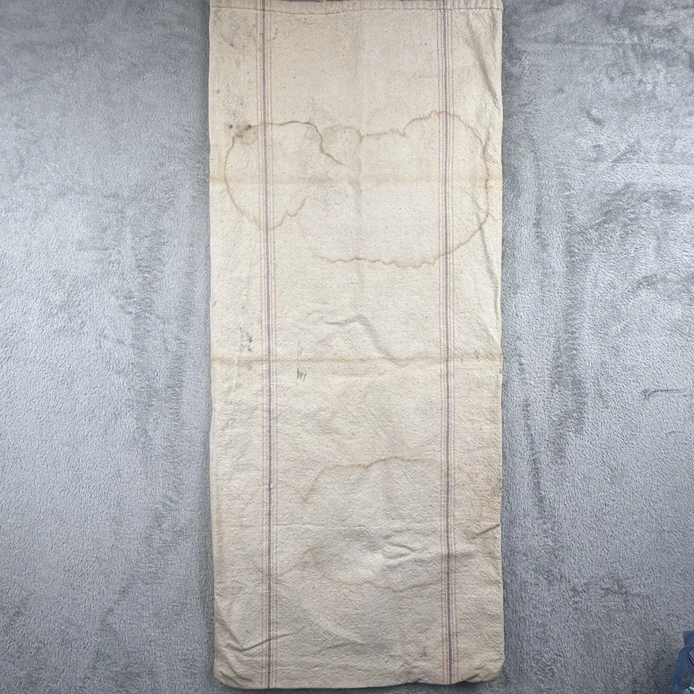 Vintage Bemis A Seamless Cloth Cotton Grain Feed Flour Sack Primitive Country